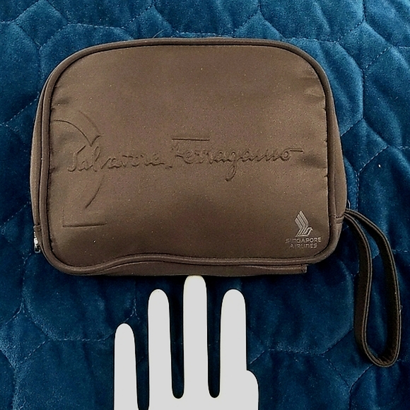 Salvatore Ferragamo Other - Salvatore Ferragamo Brown Wristlet